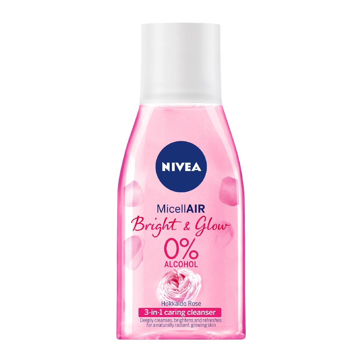 Nivea MicellAir Bright & Glow Hokkaido Rose Cleanser 125ml