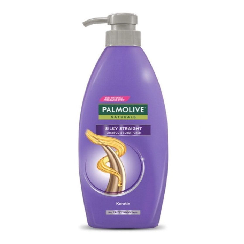 Palmolive Naturals Shampoo Silky Straight Keratin Violet 600ml
