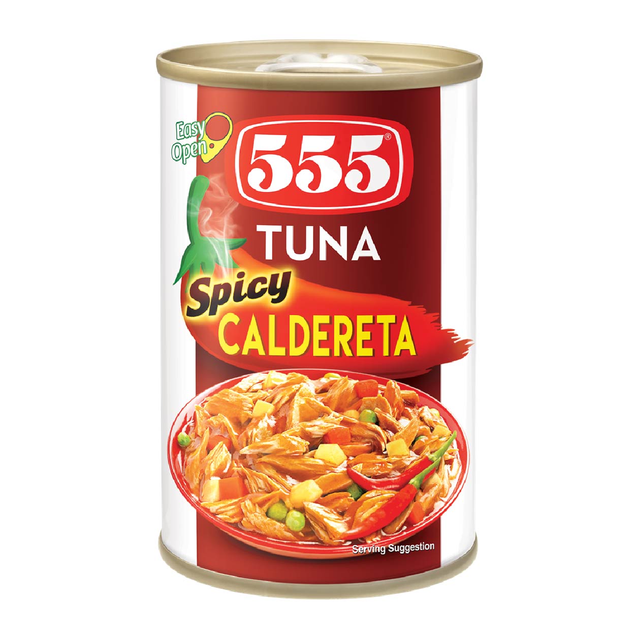 555 Tuna Spicy Caldereta Sardines155g Easy Open Can