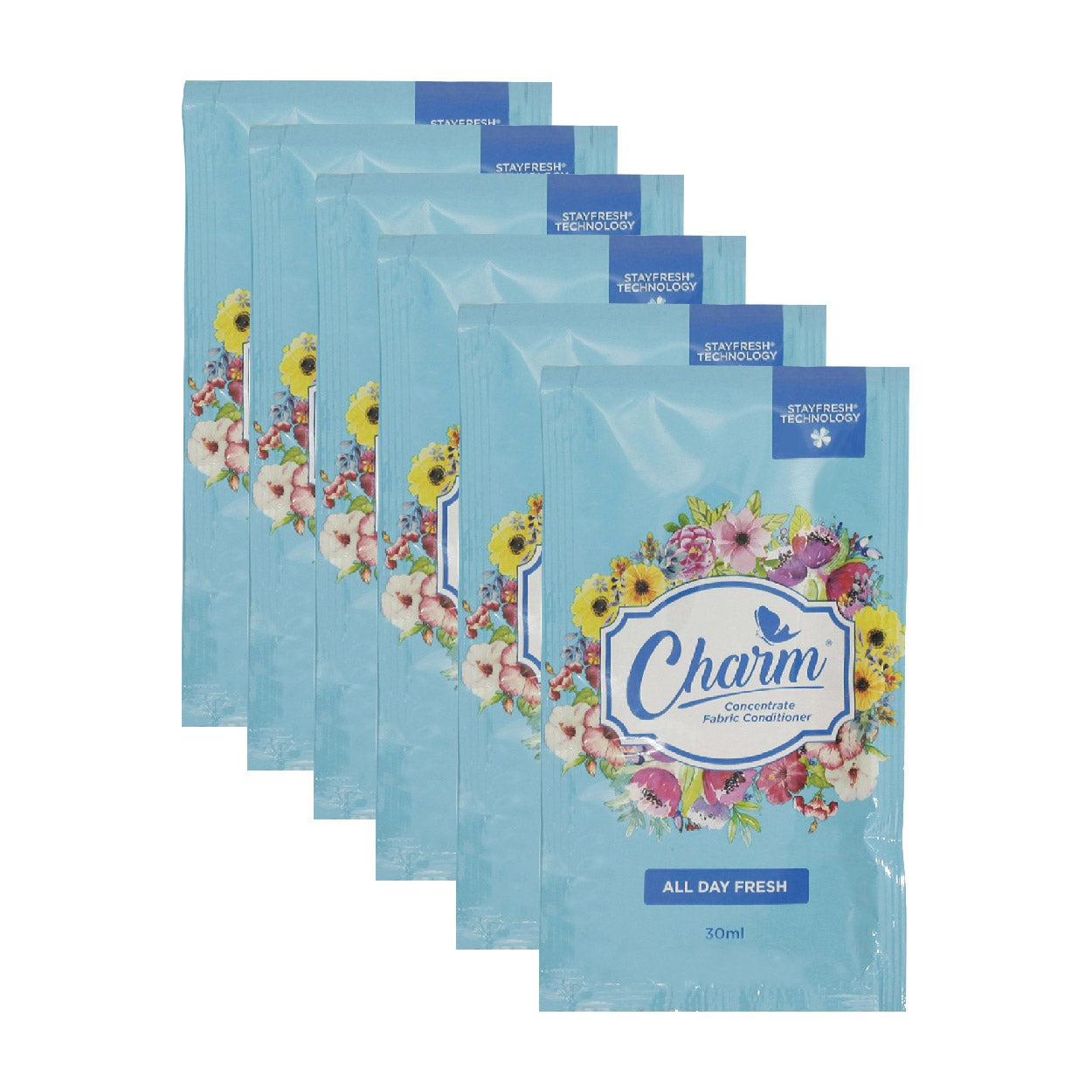 Charm Fabric Conditioner All Day Fresh 6x30ml