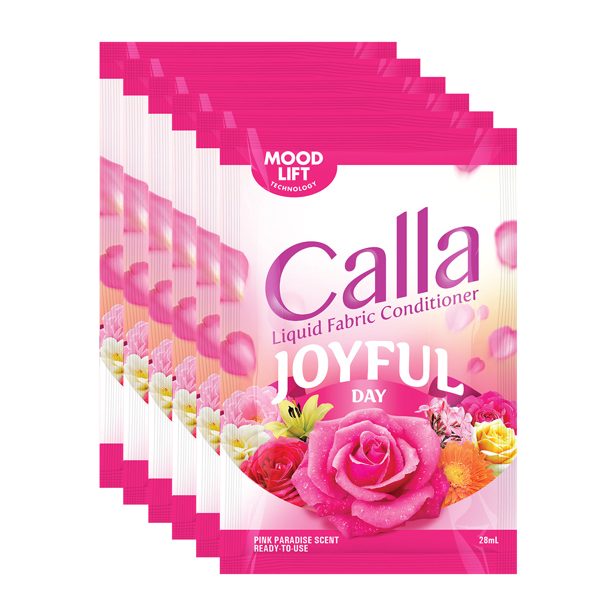 Calla Fabric Conditioner Joyful Day 6x28ml