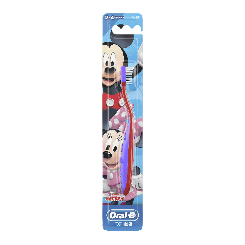 Oral B Toothbrush Mickey 2 to 4 years Extra Soft 1pc