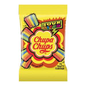 Chupa Chups Sour Bites Soft & Chewy Fruity Flavour Candy 20g