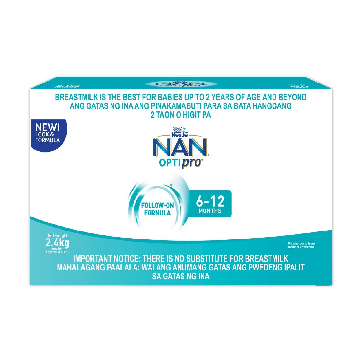 Nan Optipro Follow-On Formula 6-12 months 2.4kg