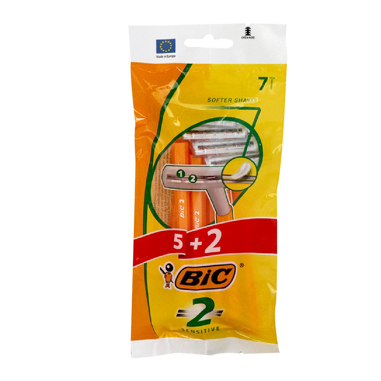 Bic 2 Razor Sensitive 5+2s