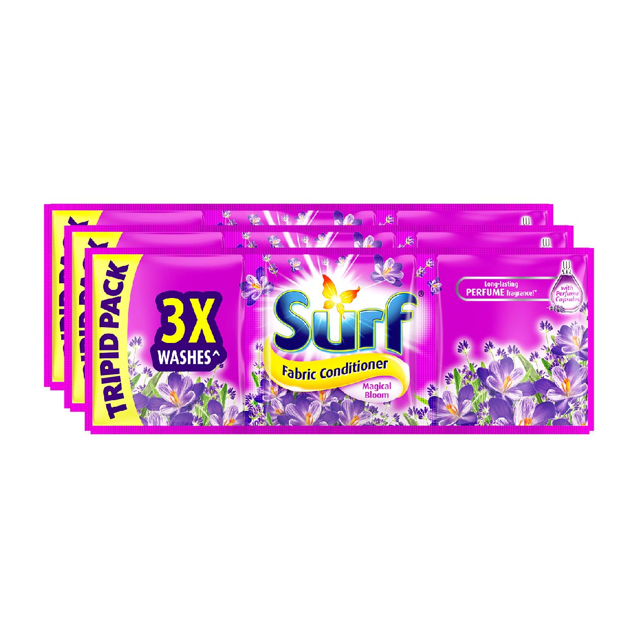 Surf Fabric Conditioner Magical Bloom 3x69ml