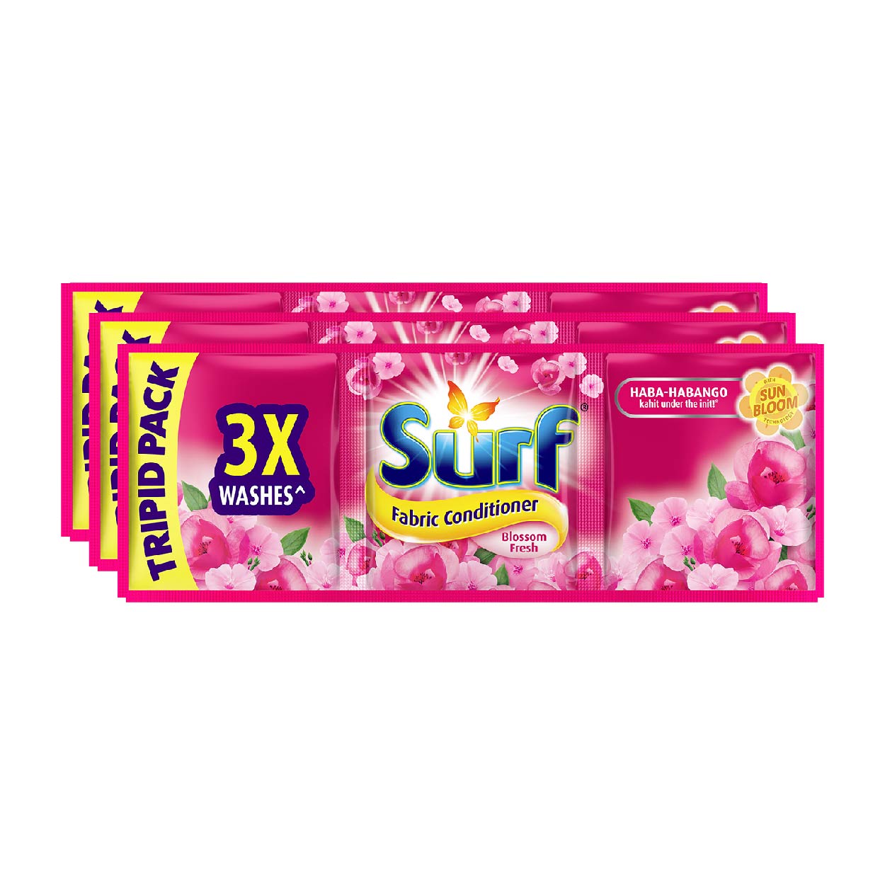 Surf Fabric Conditioner Blossom Fresh 3x69ml