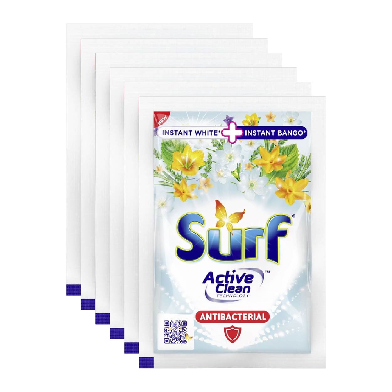 Surf Powder Detergent Antibacterial 6x60g