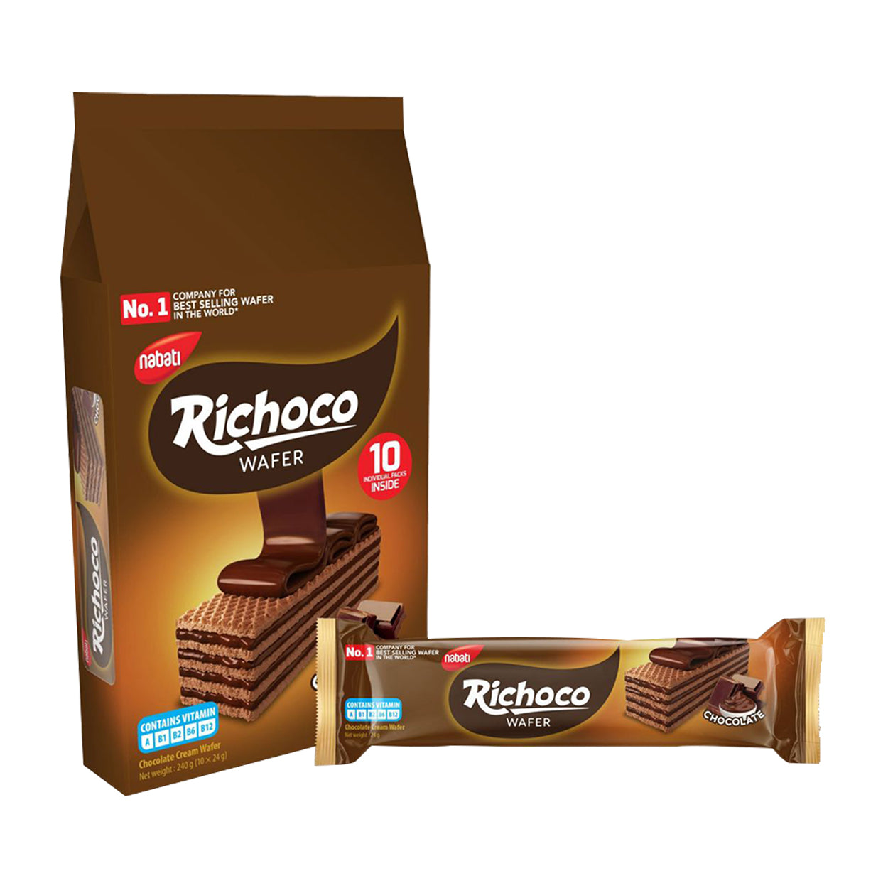Richoco Chocolate Wafer 10x24g