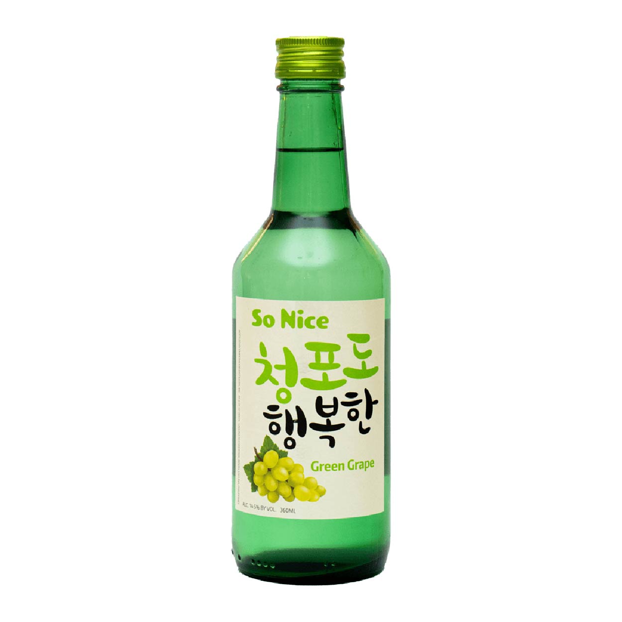 So Nice Soju Green Grape 360ml