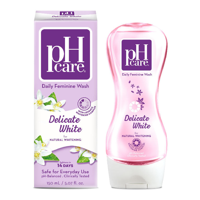 pH Care Feminine Wash Delicate White for Natural Whitening 150ml