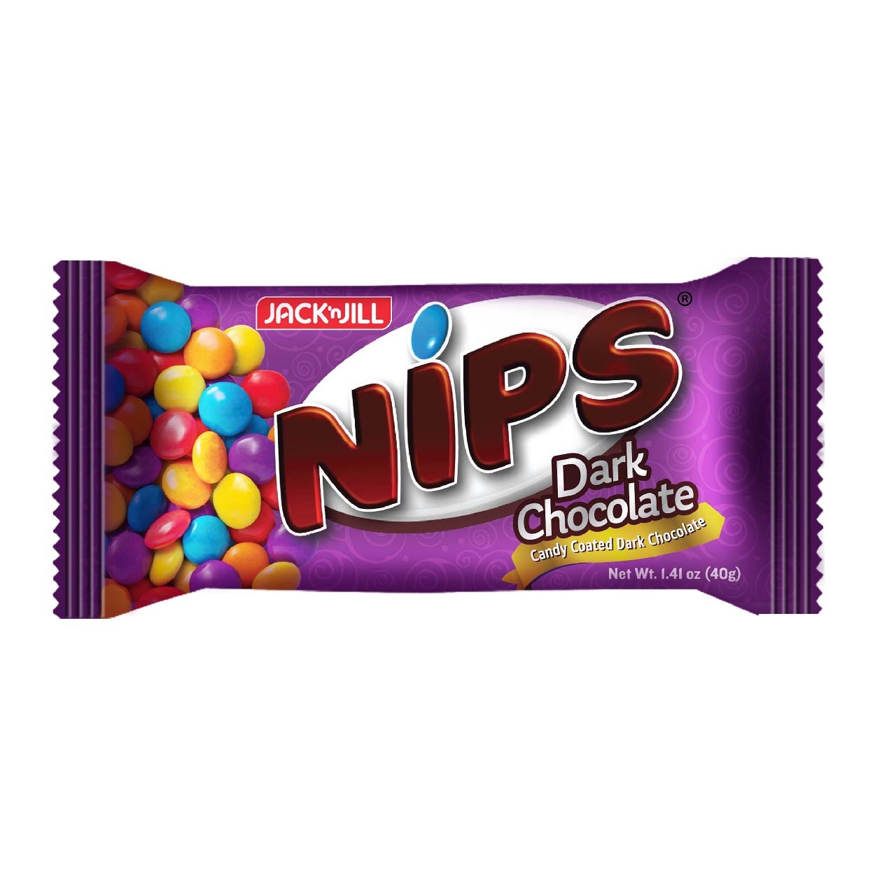 Nips Dark Chocolate Candy Chocolate 40g