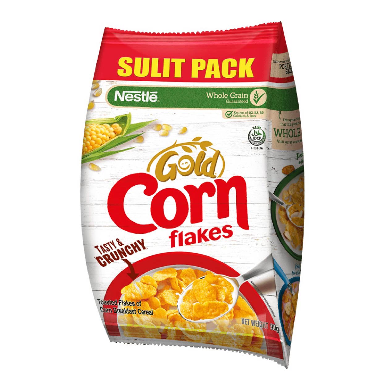 Nestle Gold Corn Flakes Cereal Pouch 90g