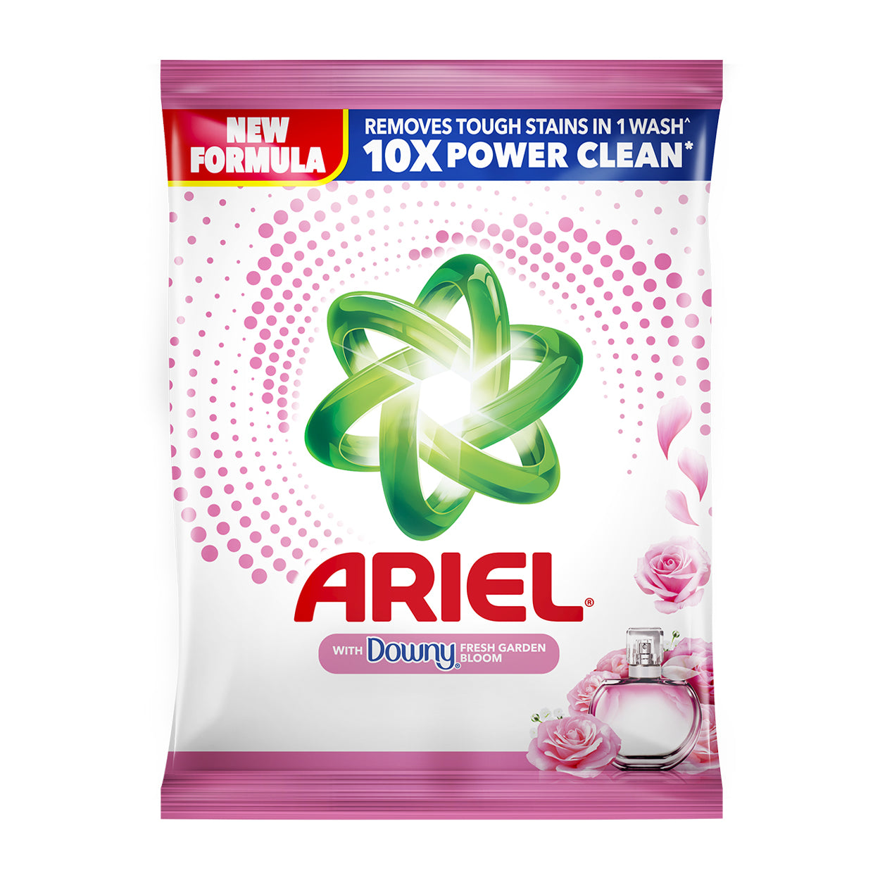 Ariel Laundry Powder with Downy Fresh Garden Bloom 555g
