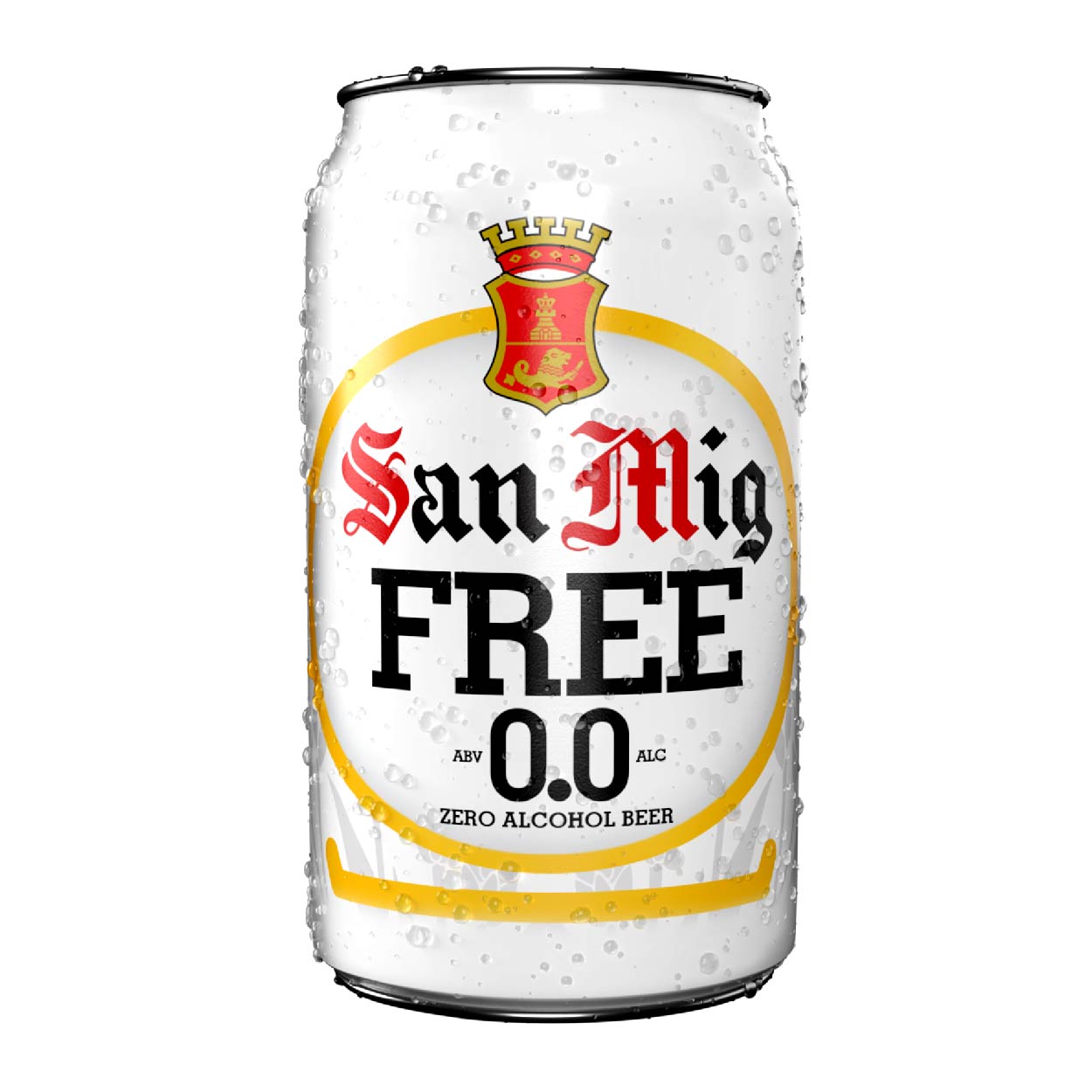 San Miguel Free Zero Alcohol Beer in Can 330ml