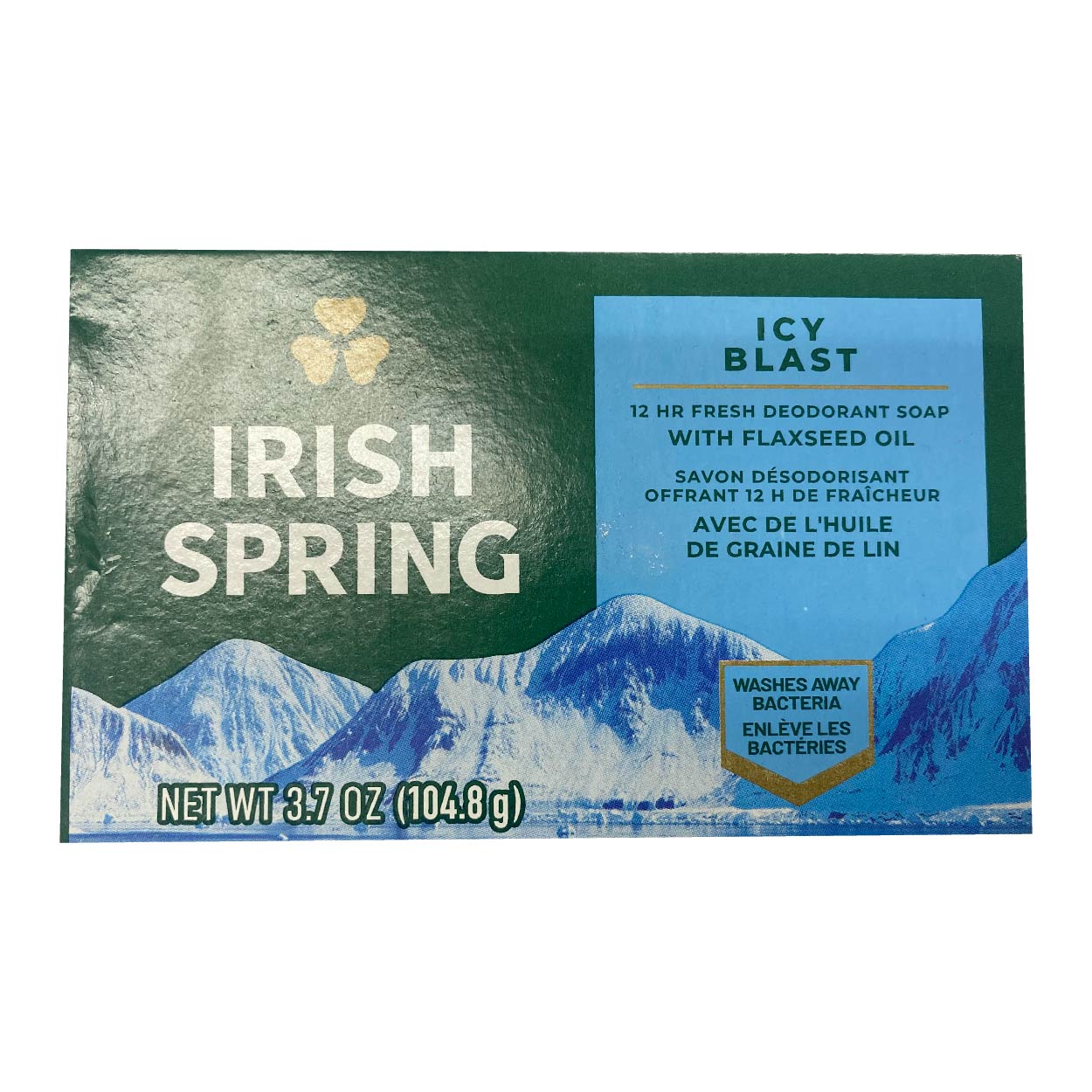 Irish Spring 12hr Fresh Deodorant Soap Icy Blast 3.7oz