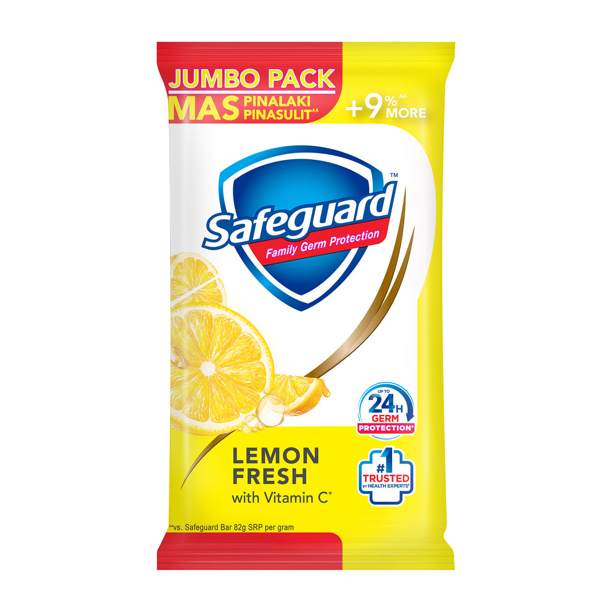Safeguard Soap Lemon Fresh with Vitamin C Jumbo Pack 90g