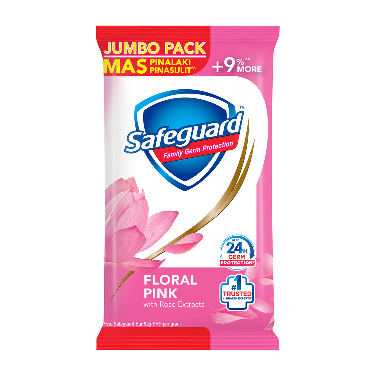 Safeguard Soap Floral Pink Jumbo Pack 90g