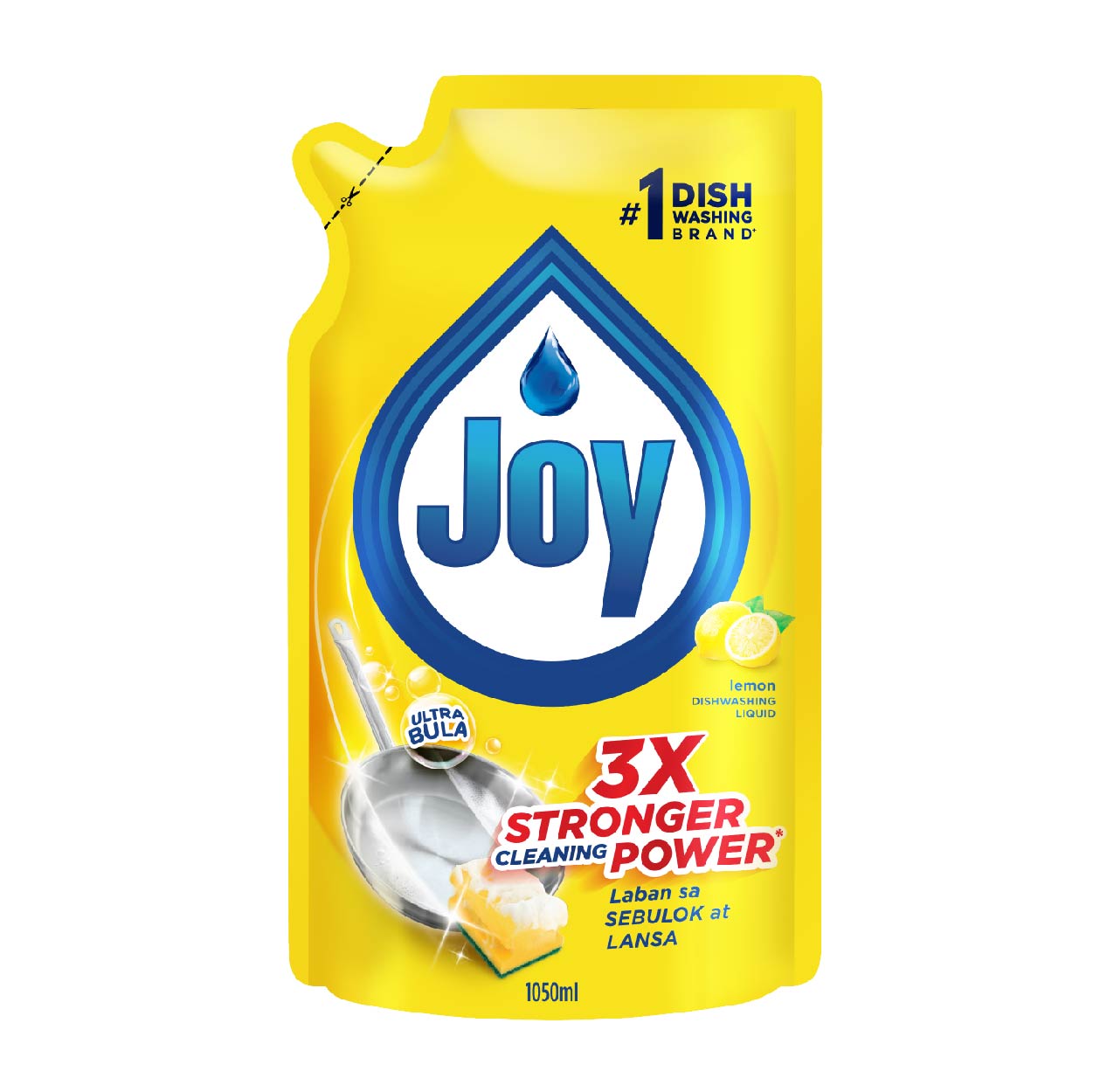 Joy Dishwashing Liquid Lemon Refill 1050ml