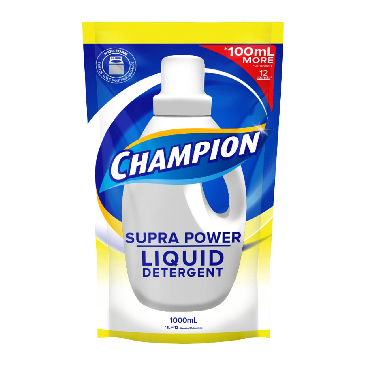 Champion Liquid Detergent Supra Power Refill 1L