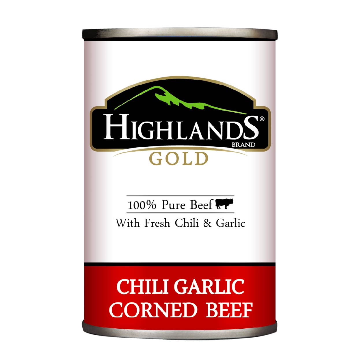 Highlands Gold Chili Garlic Corned Beef 150g