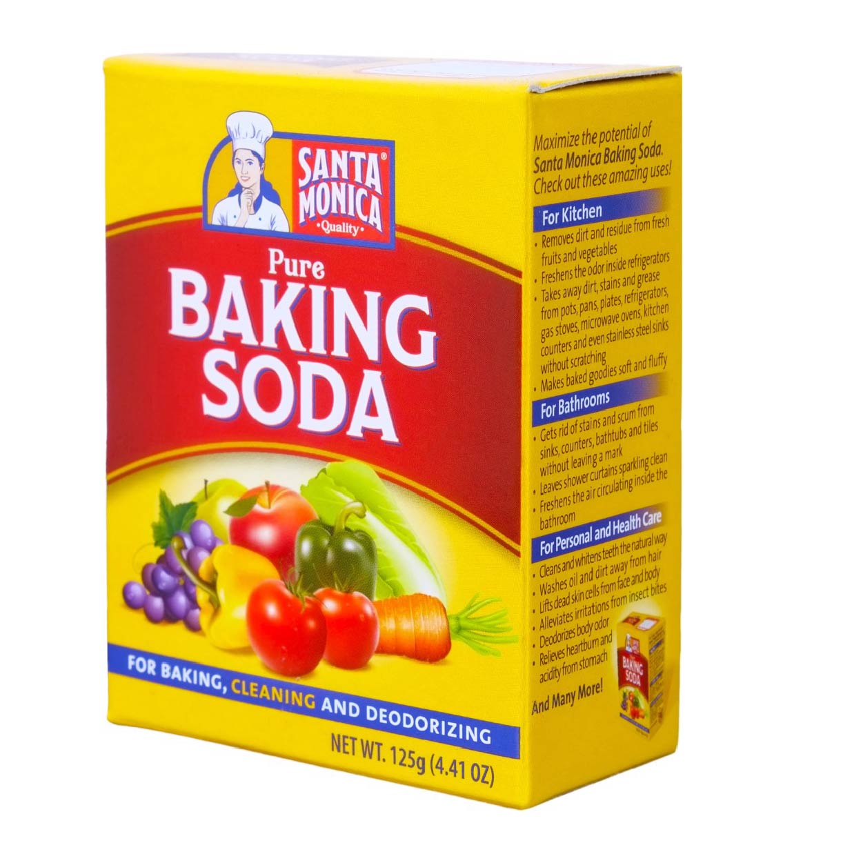 Santa Monica Pure Baking Soda 125g