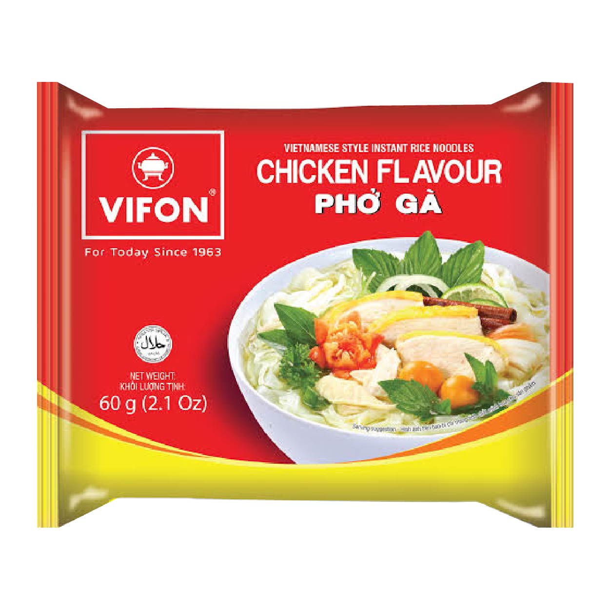 Vifon Vietnamese StyIe Instant Rice Noodles Chicken Flavour 60g