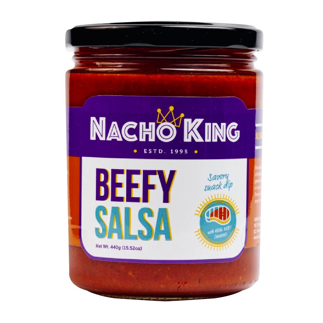 Nacho King Beefy Salsa 440g