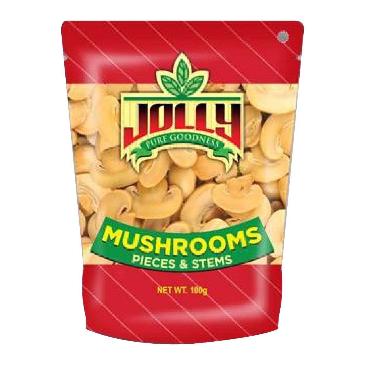 Jolly Mushroom Pieces & Stems Pouch 100g