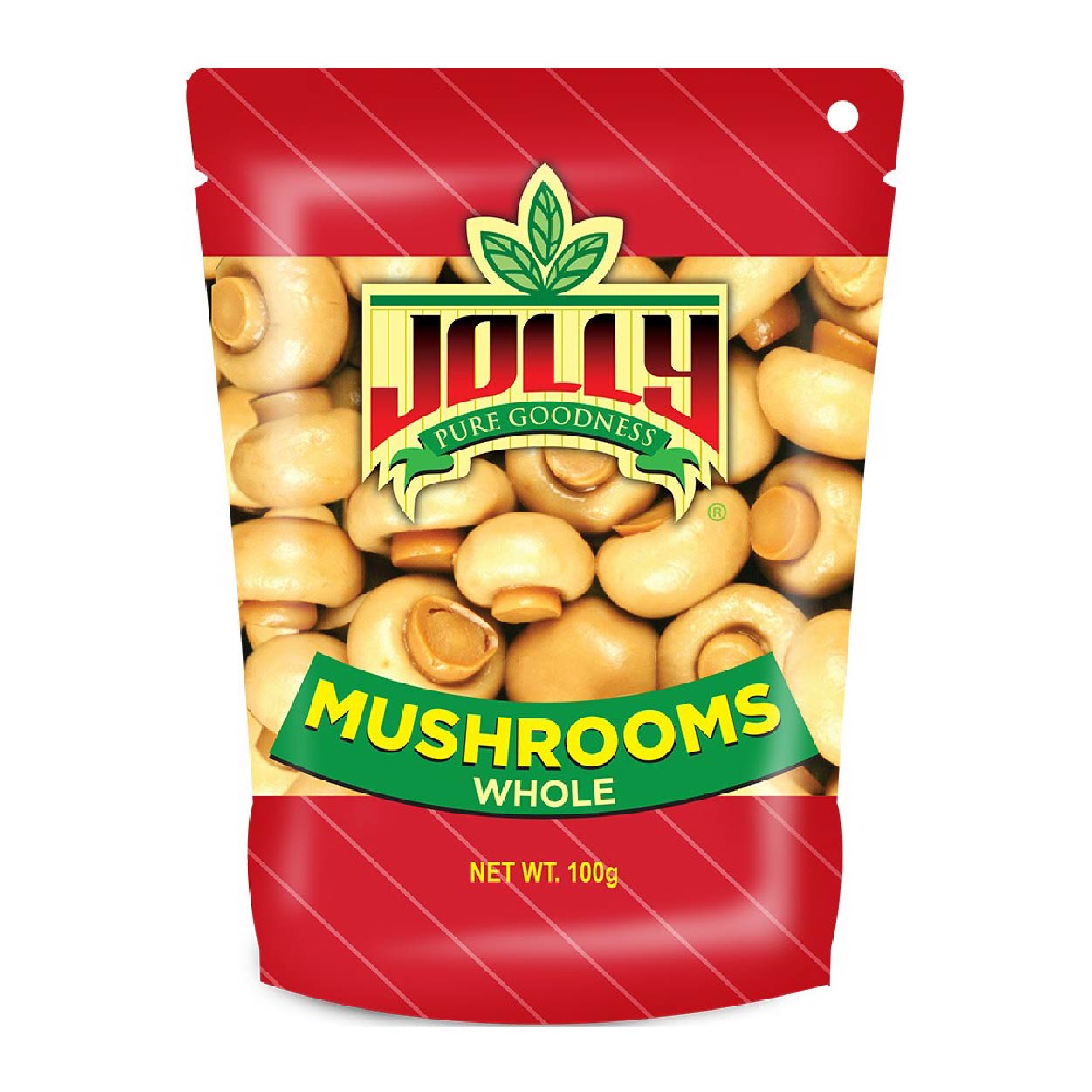 Jolly Whole Mushrooms Pouch 100g