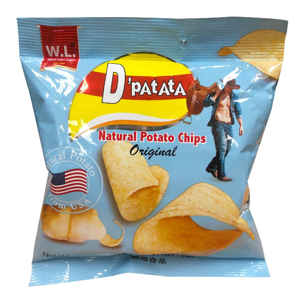 WL D Patata Natural Potato Chips Original 25g