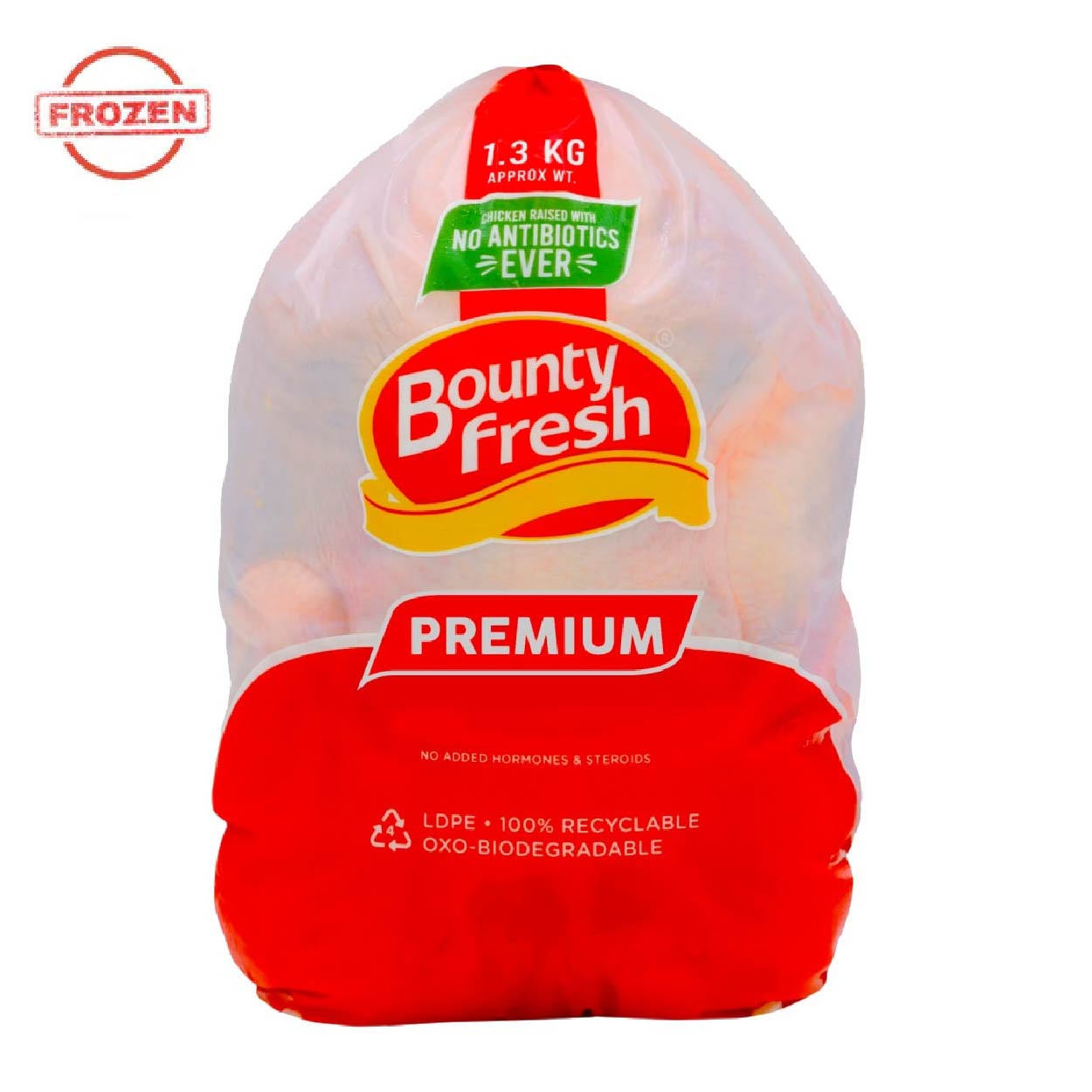 Bounty Fresh Premium Whole Chicken 1.3kg Frozen Packed