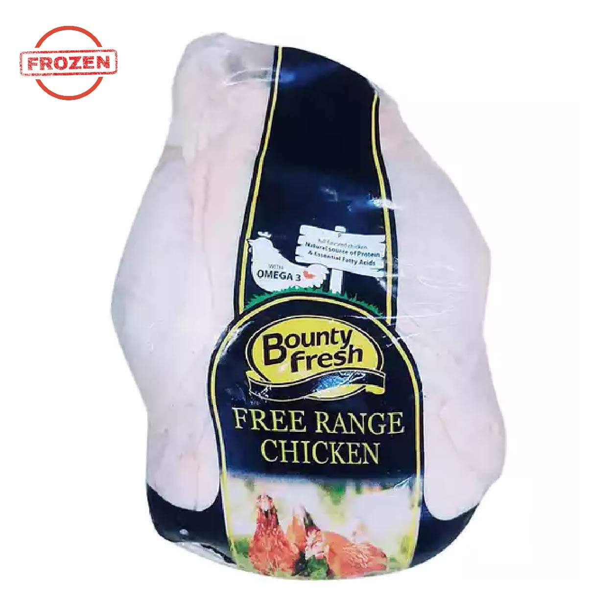 Bounty Fresh Free Range Chicken 900g-1.3kg Frozen Packed