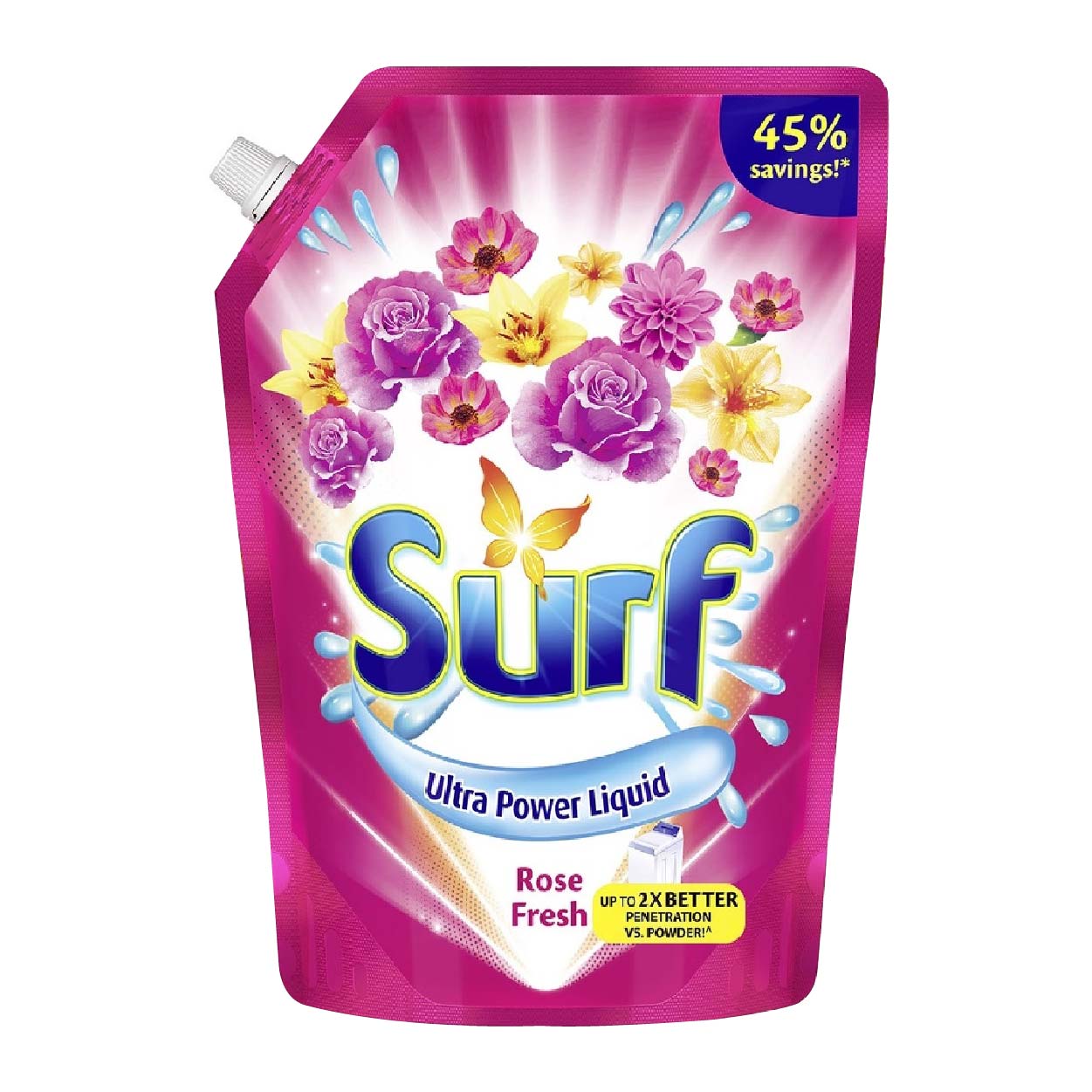 Surf Liquid Detergent Rose Fresh Refill 2.5L