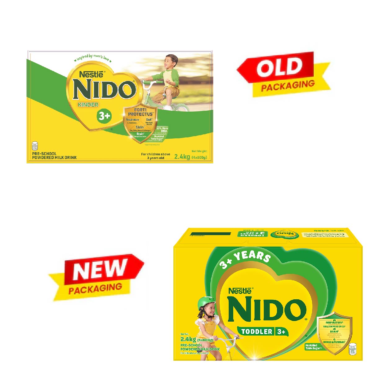 Nido Toddler 3+ Pre-School Powdered Milk Drink 3+ years old 2.4kg