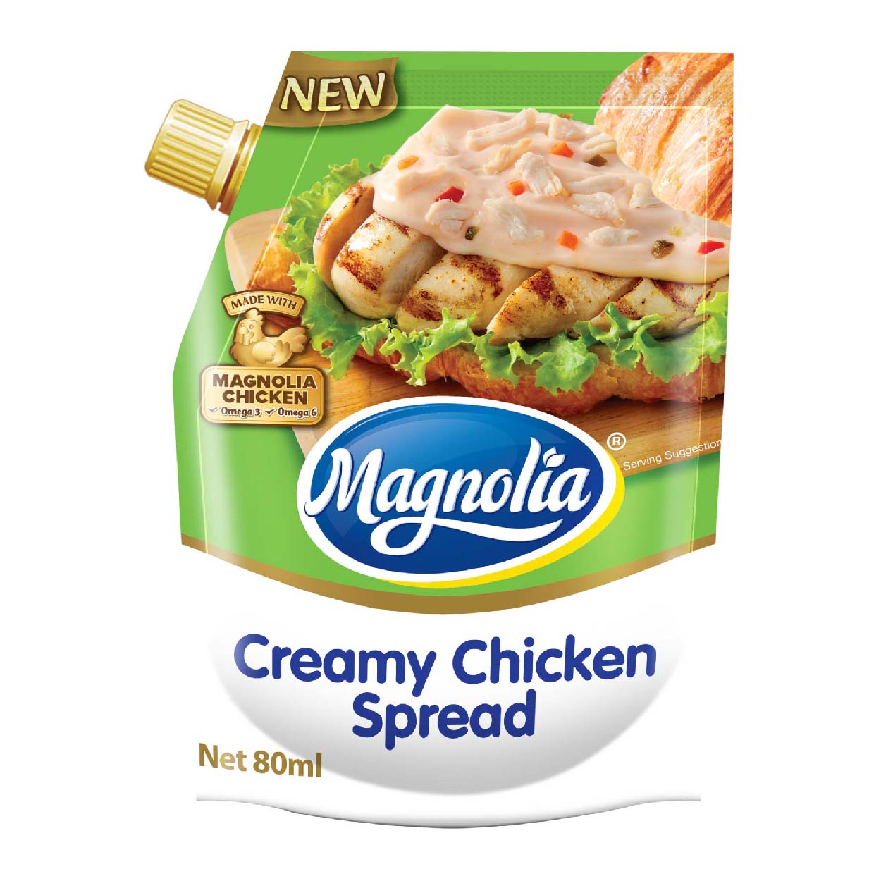 Magnolia Creamy Chicken Spread Resealable Pouch 80ml