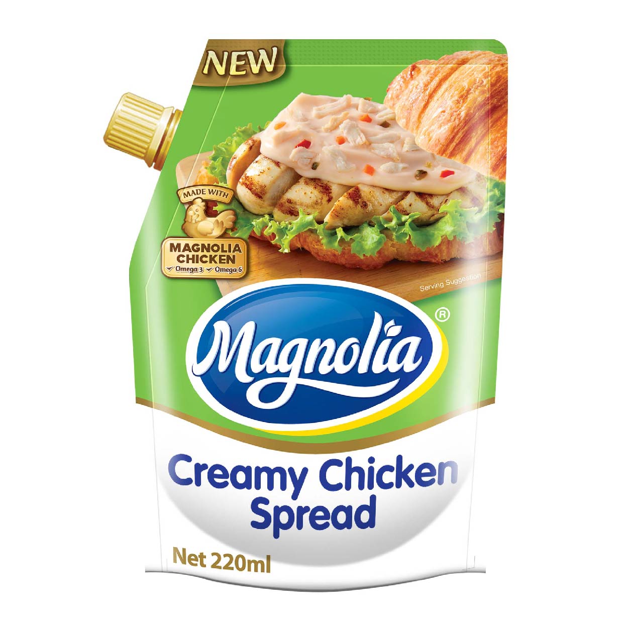 Magnolia Creamy Chicken Spread Resealable Pouch 220ml