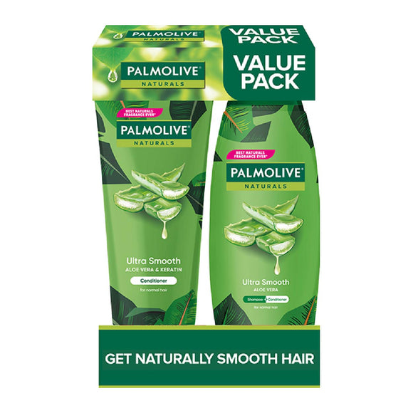 Palmolive Naturals Conditioner & Shampoo Ultra Smooth Green 180ml