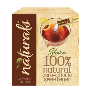 Naturals Stevia 100% Zero-Calorie Sweetener 2g x 40 Sticks