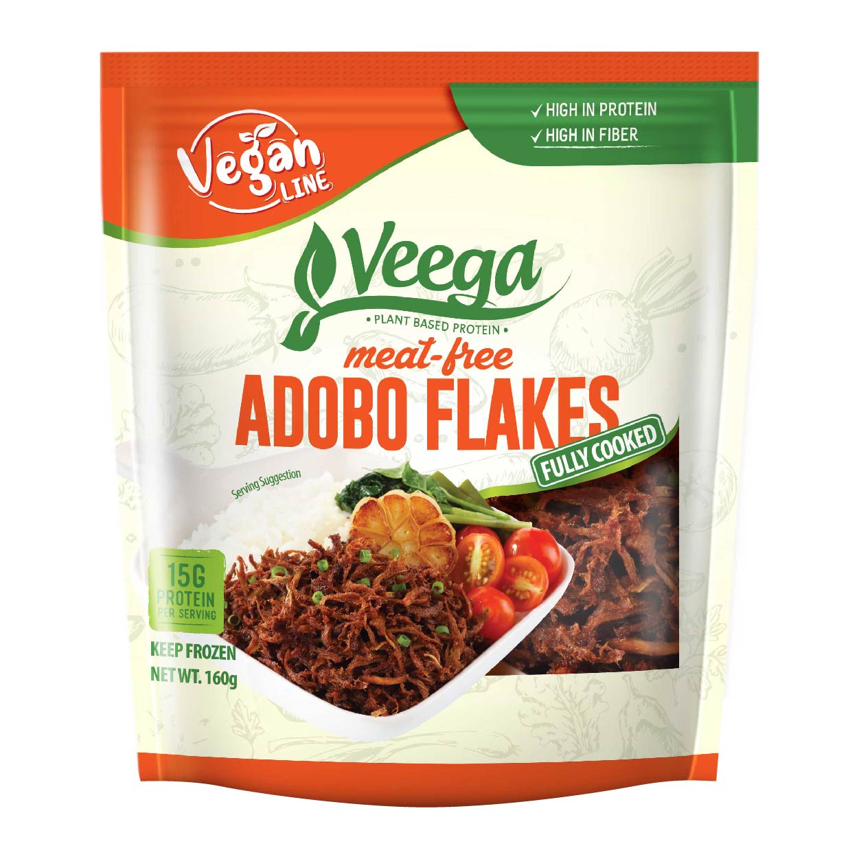 Veega Meat Free Adobo Flakes 160g