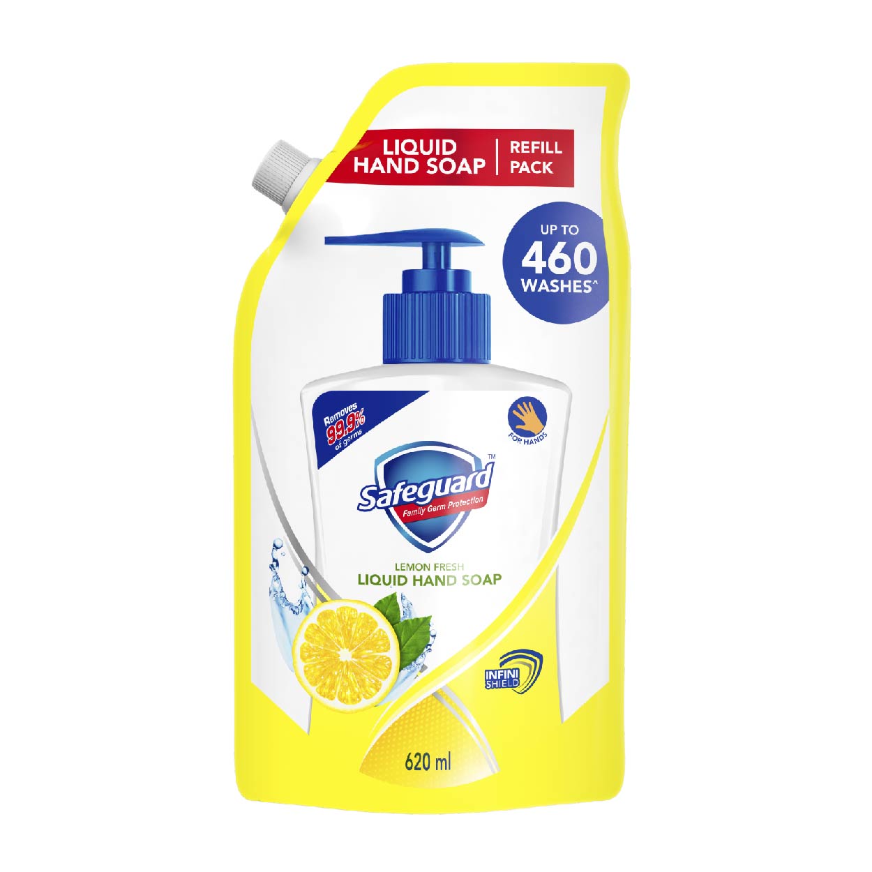 Safeguard Liquid Hand Soap Lemon Fresh 620ml Refill