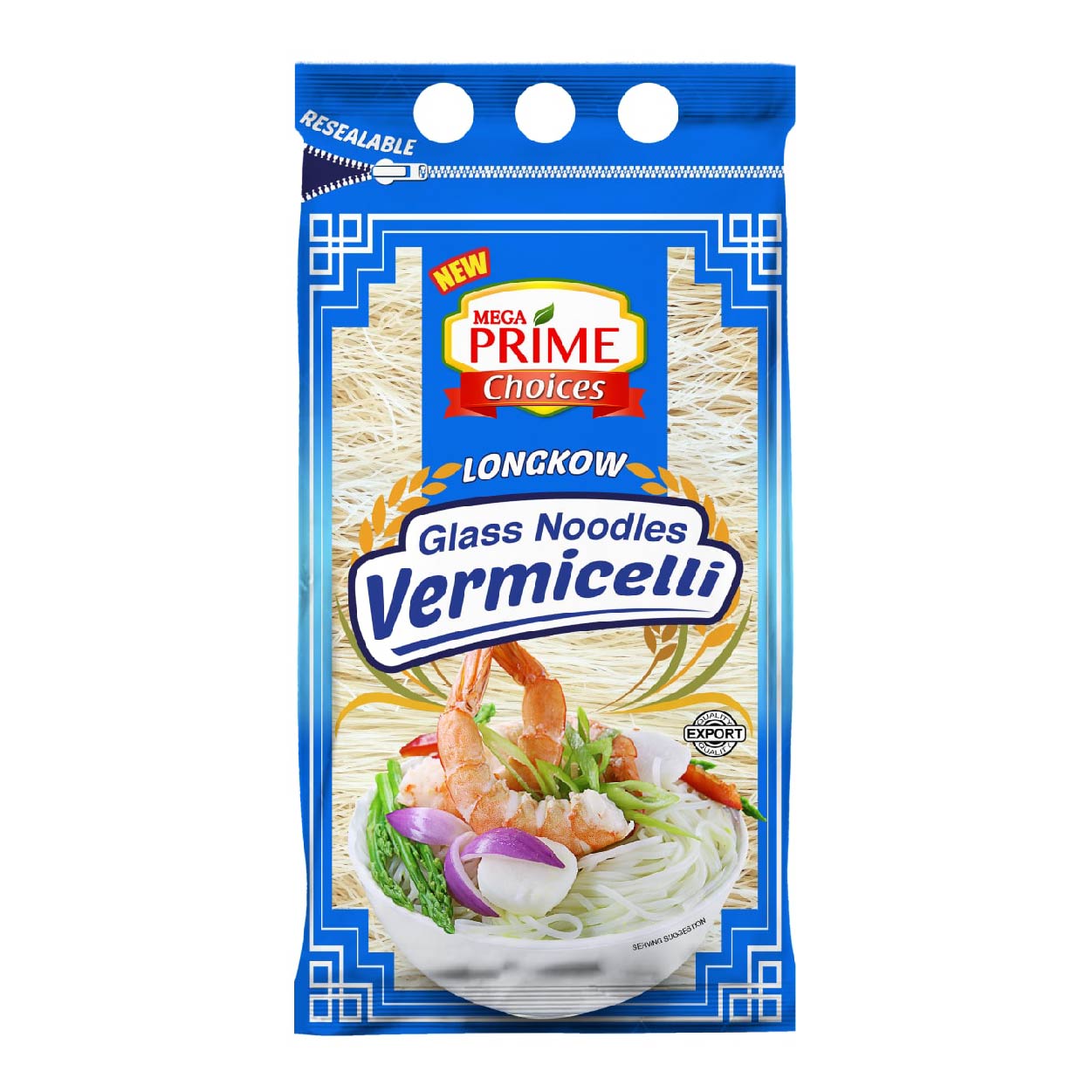 Mega Prime Choices Longkow Glass Noodles Vermicelli 250g