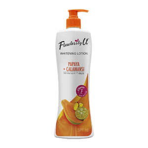 Flawlessly U Whitening Lotion Papaya+Calamansi SPF10 500ml