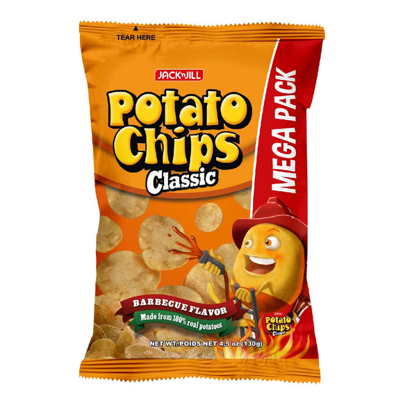 J&J Potato Chips Classic Barbeque 130g