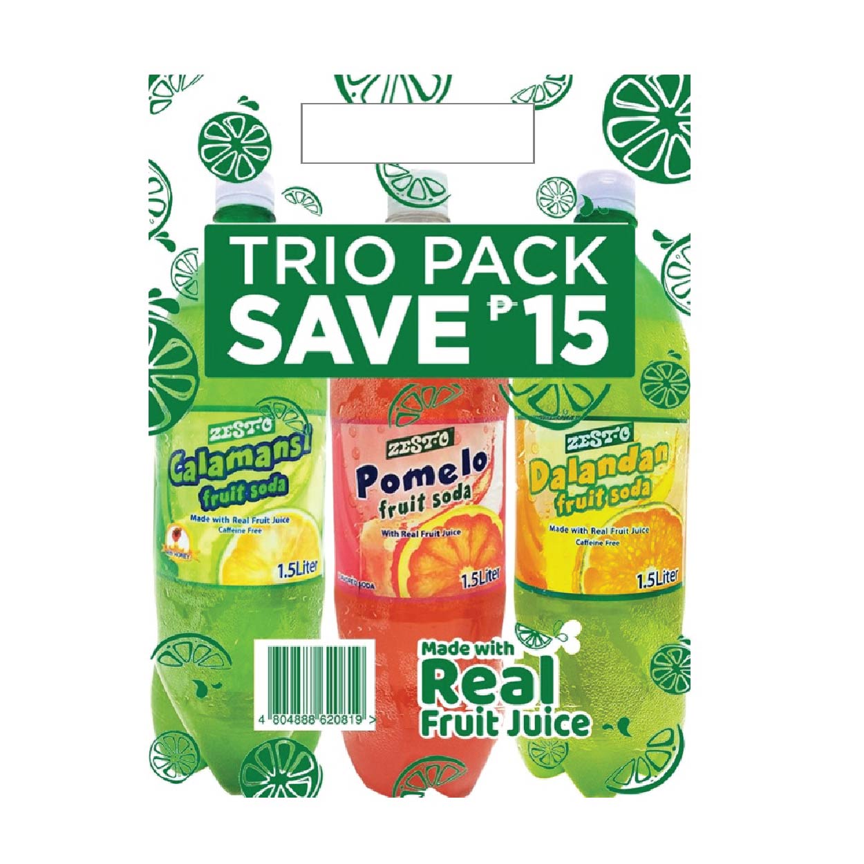 Zest-O Fruit Soda Trio Pack SAVE 15