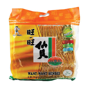 Want Want Senbei Rice Cracker Family Pack 520g