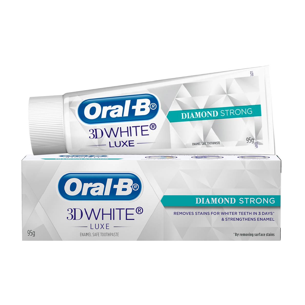 Oral B Toothpaste 3D White Luxe Diamond Strong 95g
