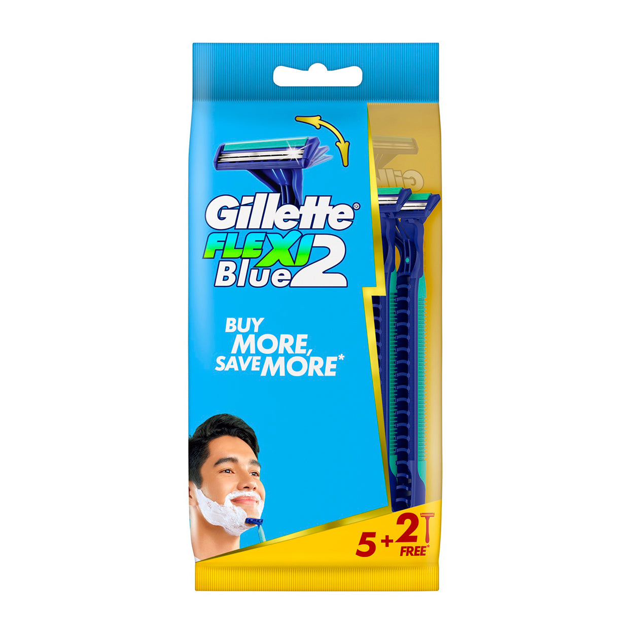 Gillette Razor Blue 2 Flexi 5+2