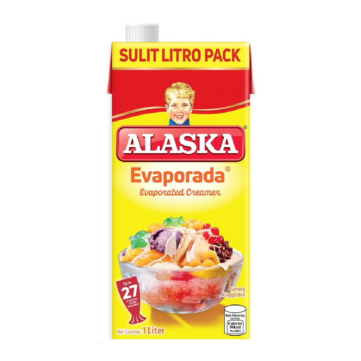 Alaska Evaporada Evaporated Creamer 1L