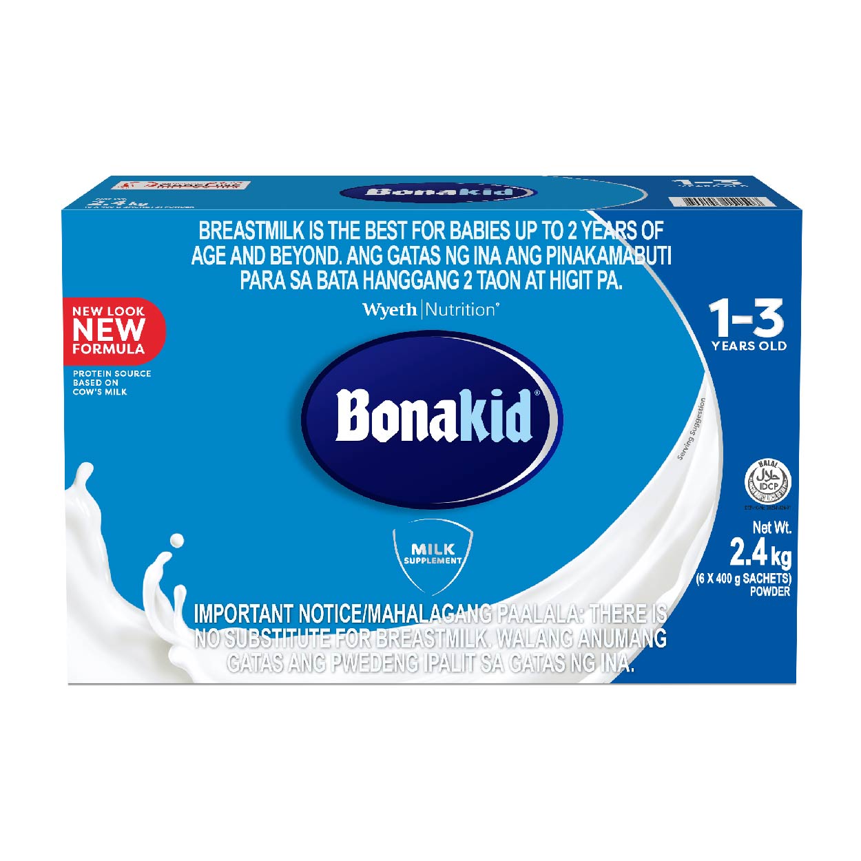 Bonakid Milk Supplement 1-3 years old 2.4kg